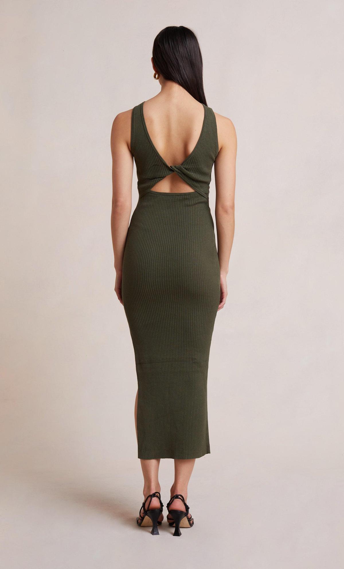 Bec & Bridge Riviera Midi Dress Army Size 12 photo 3