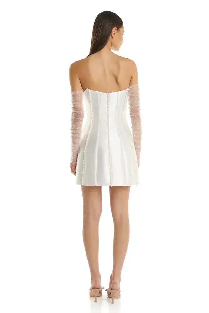 Eliya The Label Kayla Dress White Size 10 photo 3