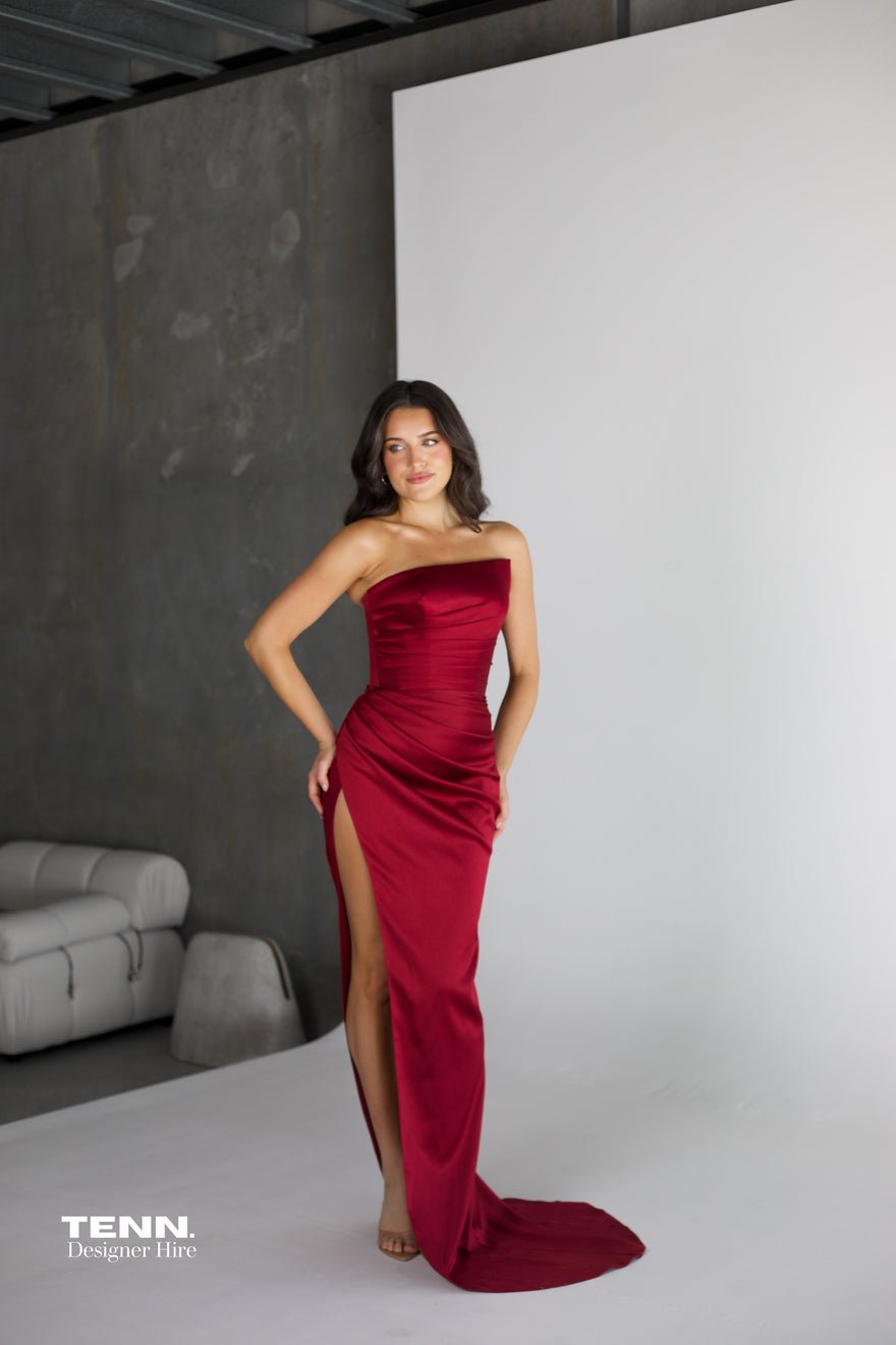 Lia Stublla Amelie Gown - Wine photo 3