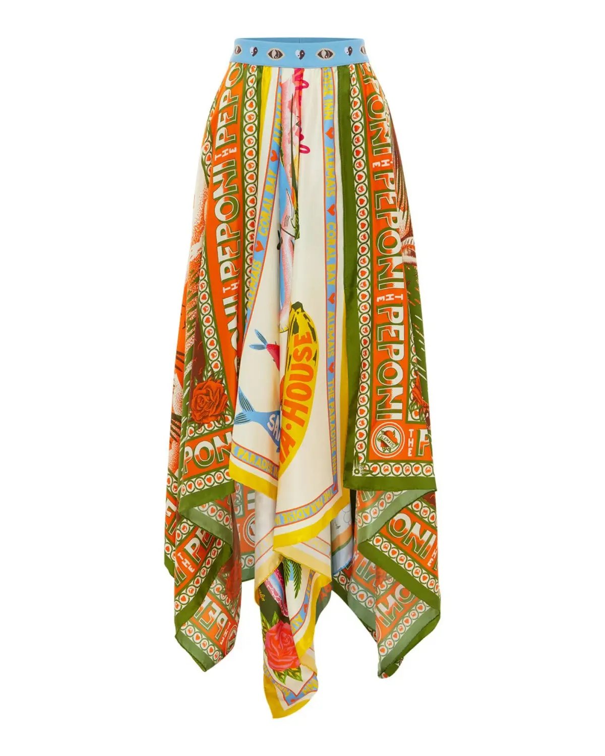 Alemais Paradiso Scarf Skirt Multi Size AU 16 photo 4