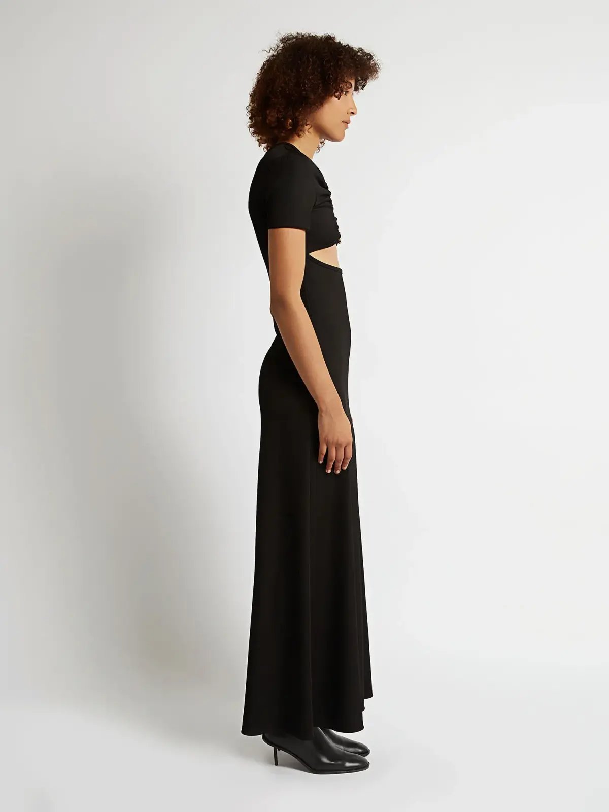 Christopher Esber Polar Orbit Tee Dress Black Size 8 / S photo 4
