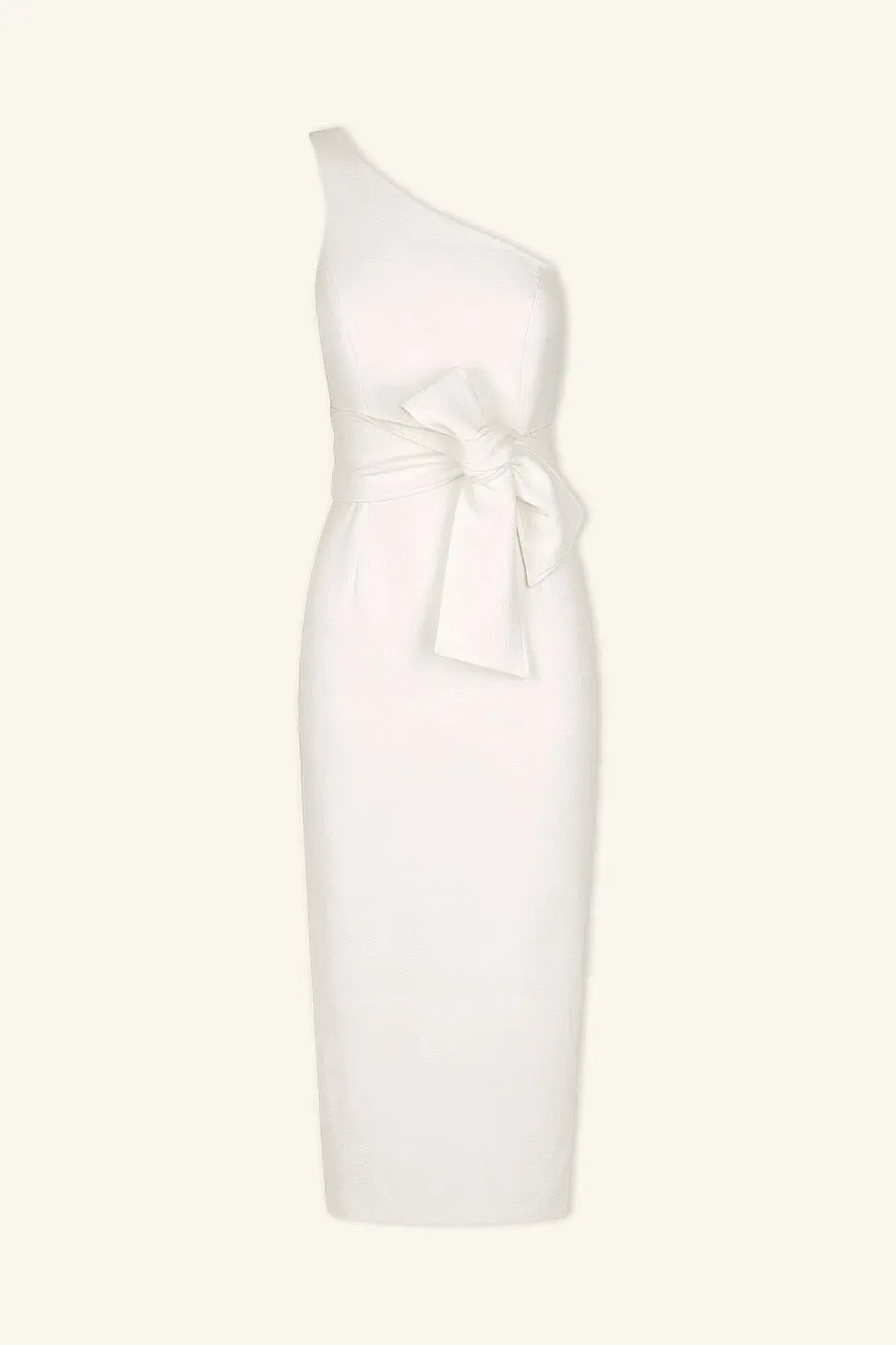 Shona Joy Lucy One Shouldered Mini Dress Ivory Size 10 photo 3