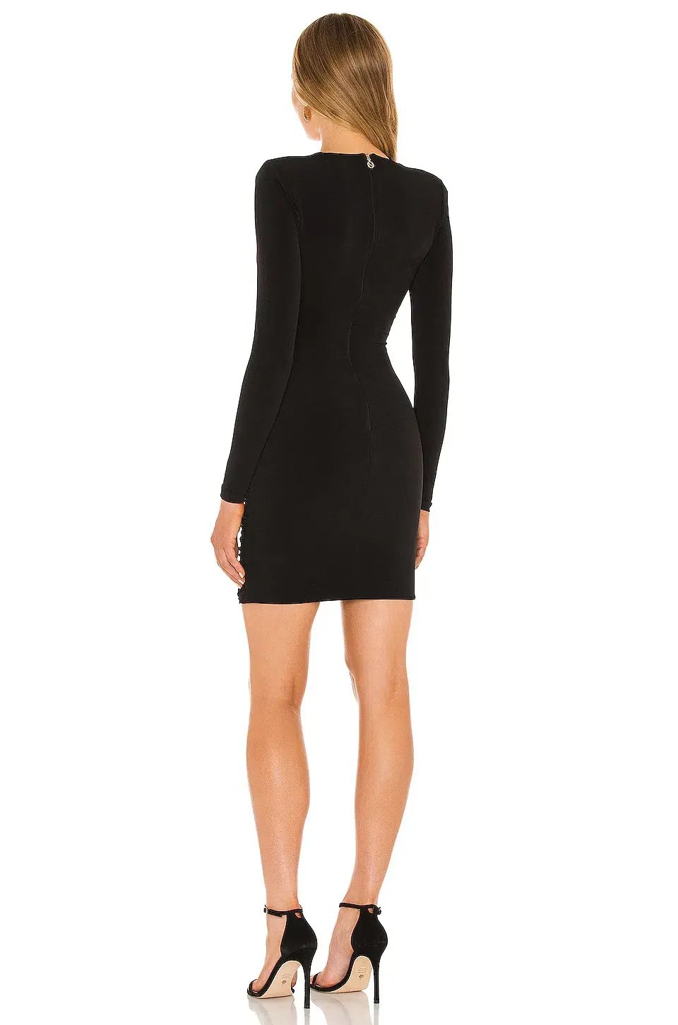 Love Nookie Temptation Long Sleeve Mini Dress Black Size M/ AU  10 photo 3