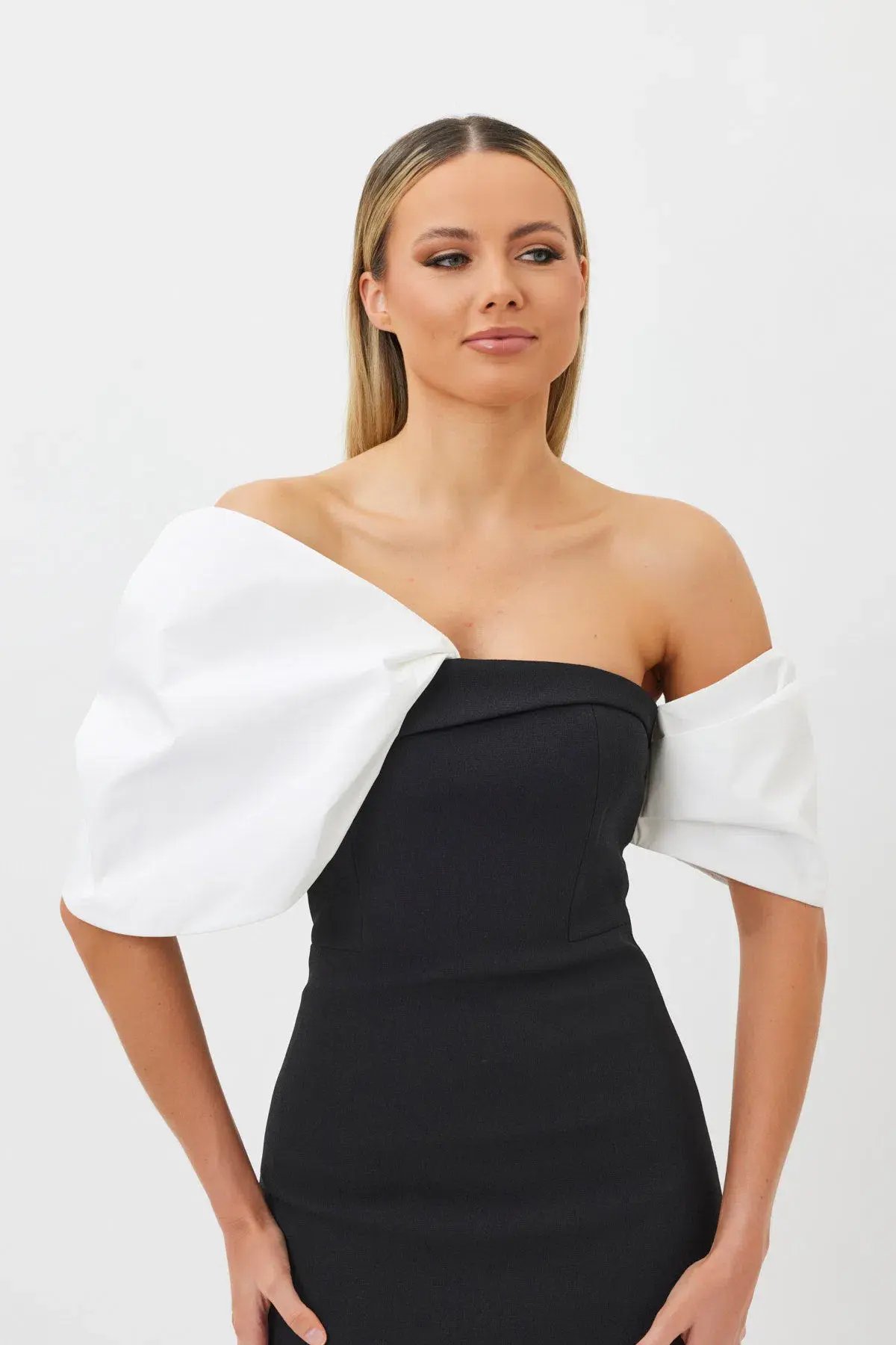 Bianca & Bridgett Sutton Midi Dress Black Size 14 photo 2