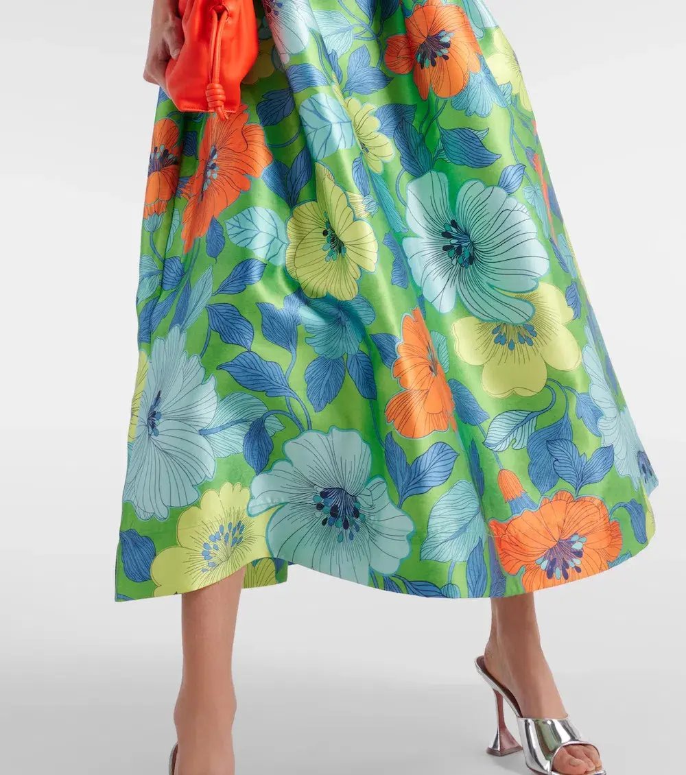 Alemais Calypso Exclusive Midi Dress Floral Size AU 12 photo 4