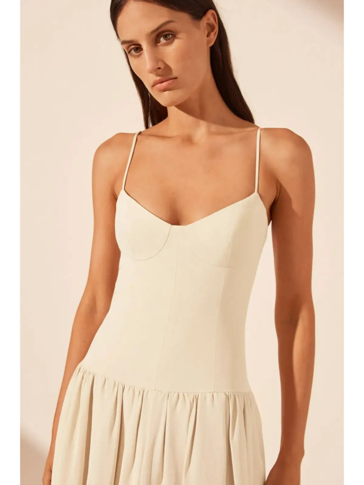 Shona Joy Vento Dress in Bone Size AU 6 photo 2