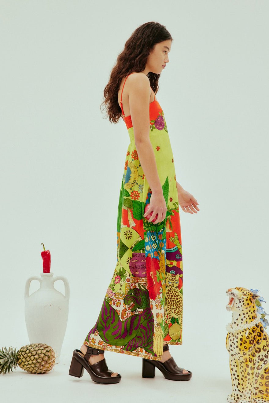 Alemais Tiger Day Dress photo 4