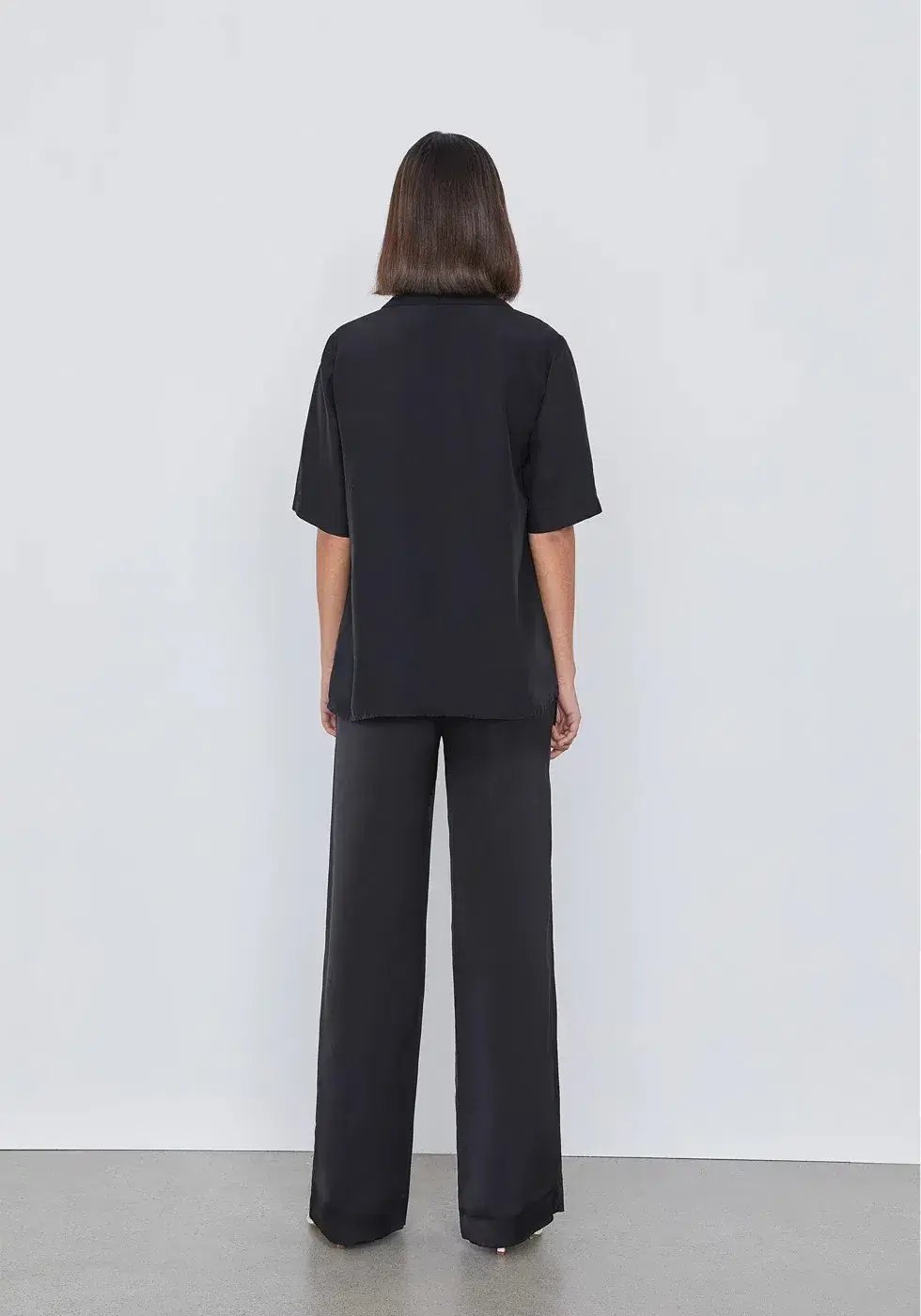 Viktoria and Woods Chorus Shirt and Pilot Pants Black Size 00 and 0/Au 4 & 6 photo 3