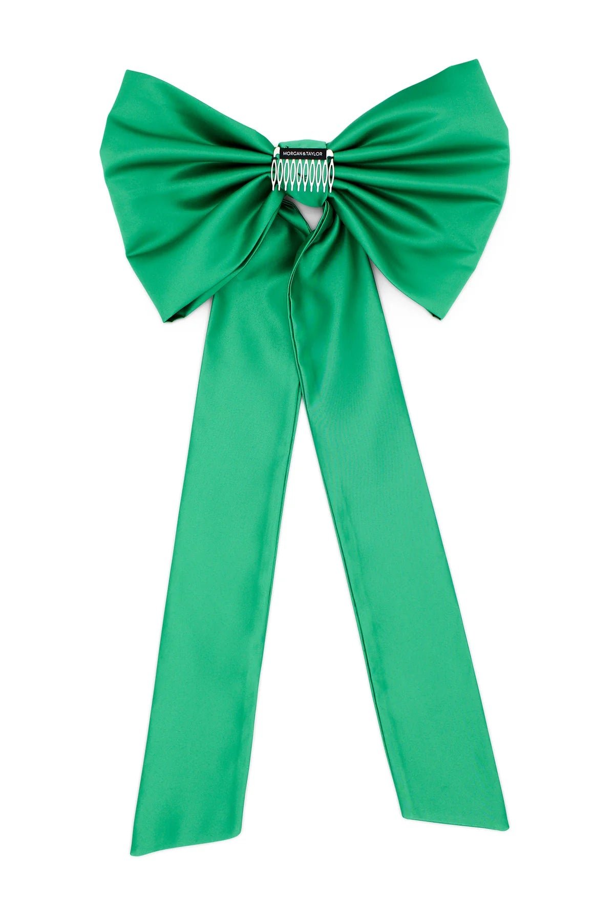 MORGAN & TAYLOR CARMEN OVERSIZED BOW - EMERALD photo 5