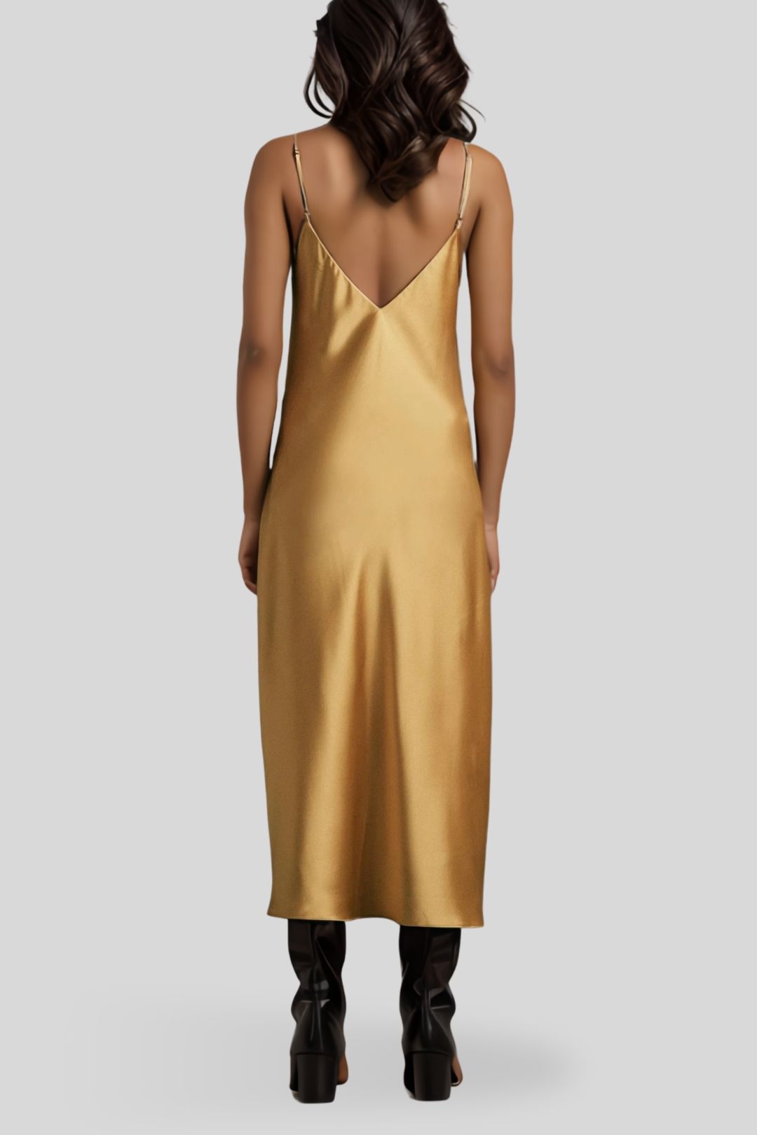 Larissa Slip Dress in Yellow photo 2