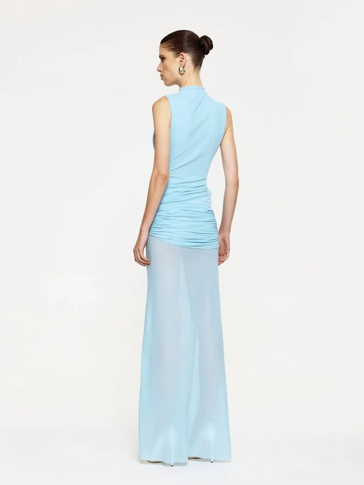 Effie Kats Roza Maxi Dress Blue Size 8 photo 4