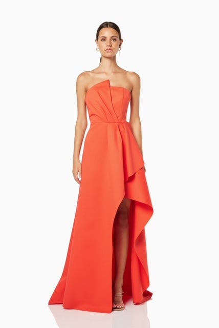 Elliatt Wynry Gown - Orange photo 4