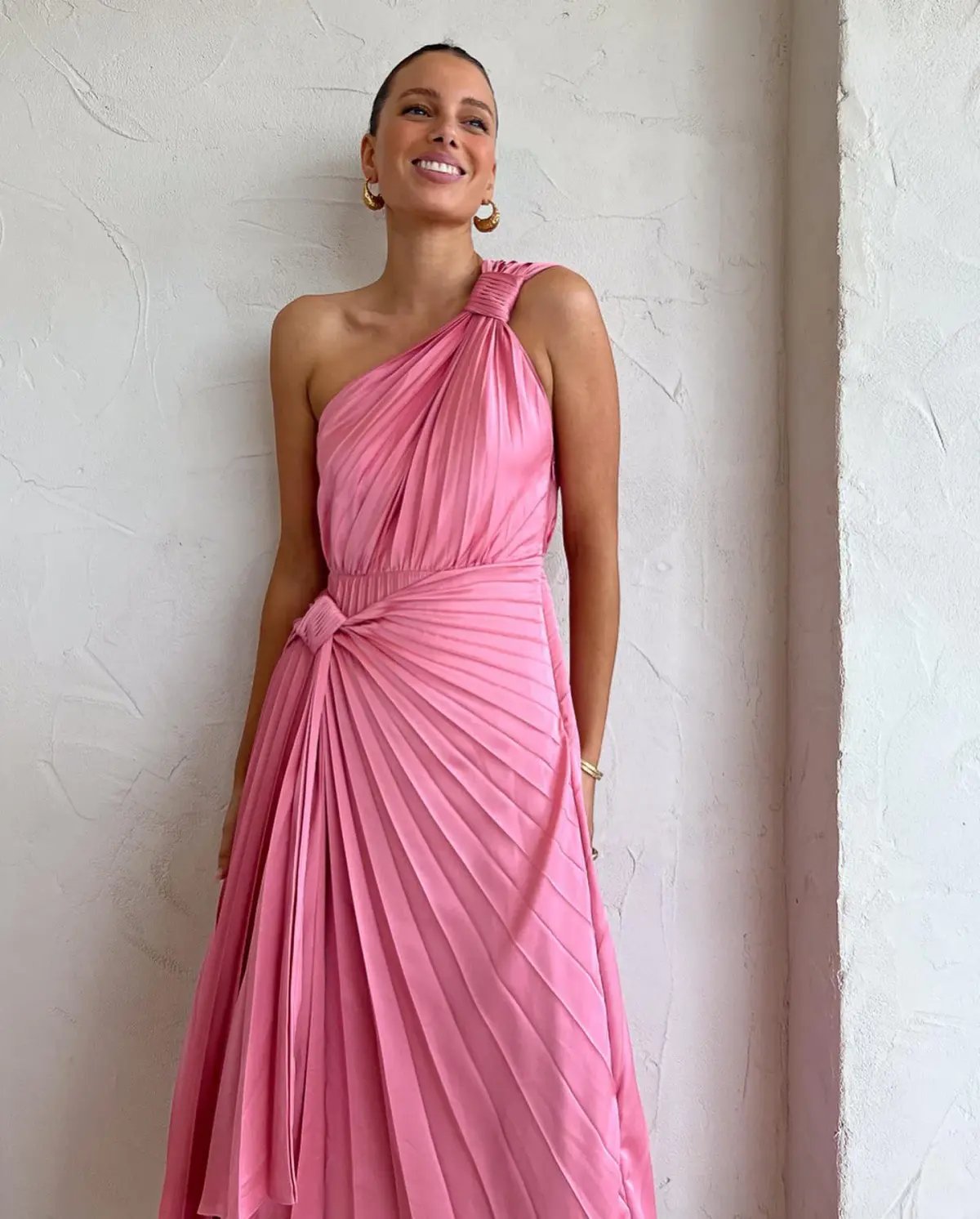 Acler Illoura Midi Dress Tulip Pink Size AU 8 photo 5
