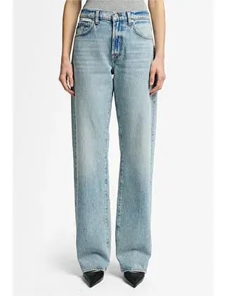 7 For All Mankind Tess Trouser Jean Size 14 photo 3
