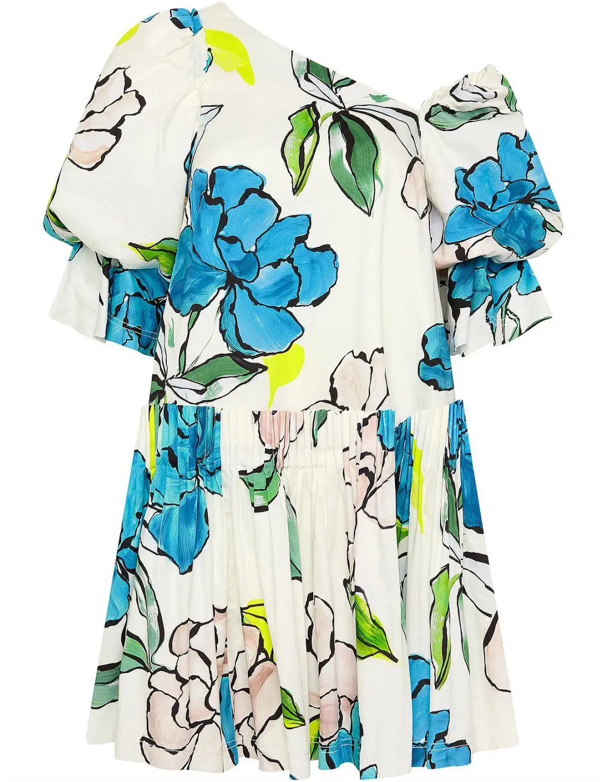 Aje Cy Off Shoulder Smock Dress photo 2