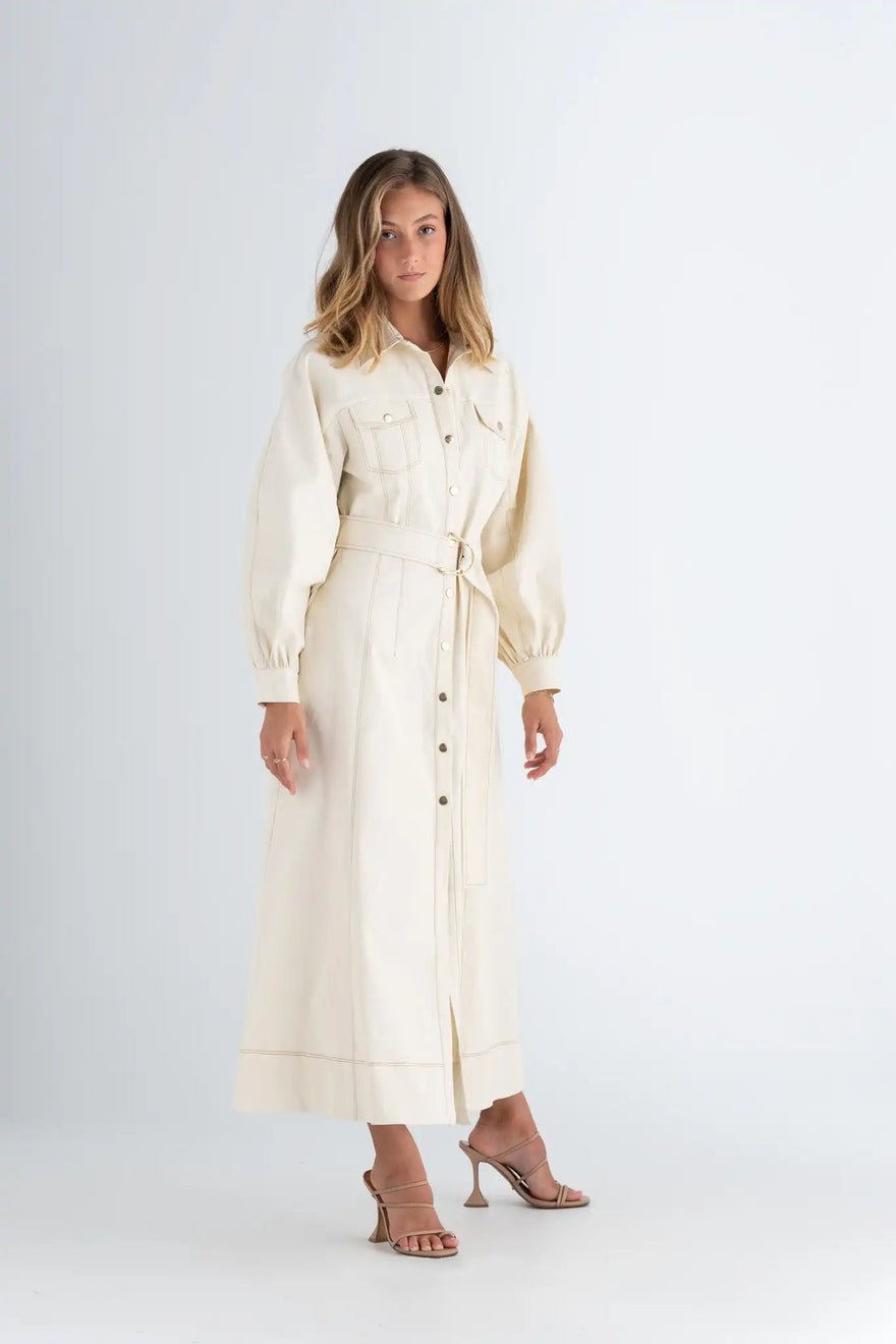 Pasduchas Abundance Shirt Midi - Dove photo 4