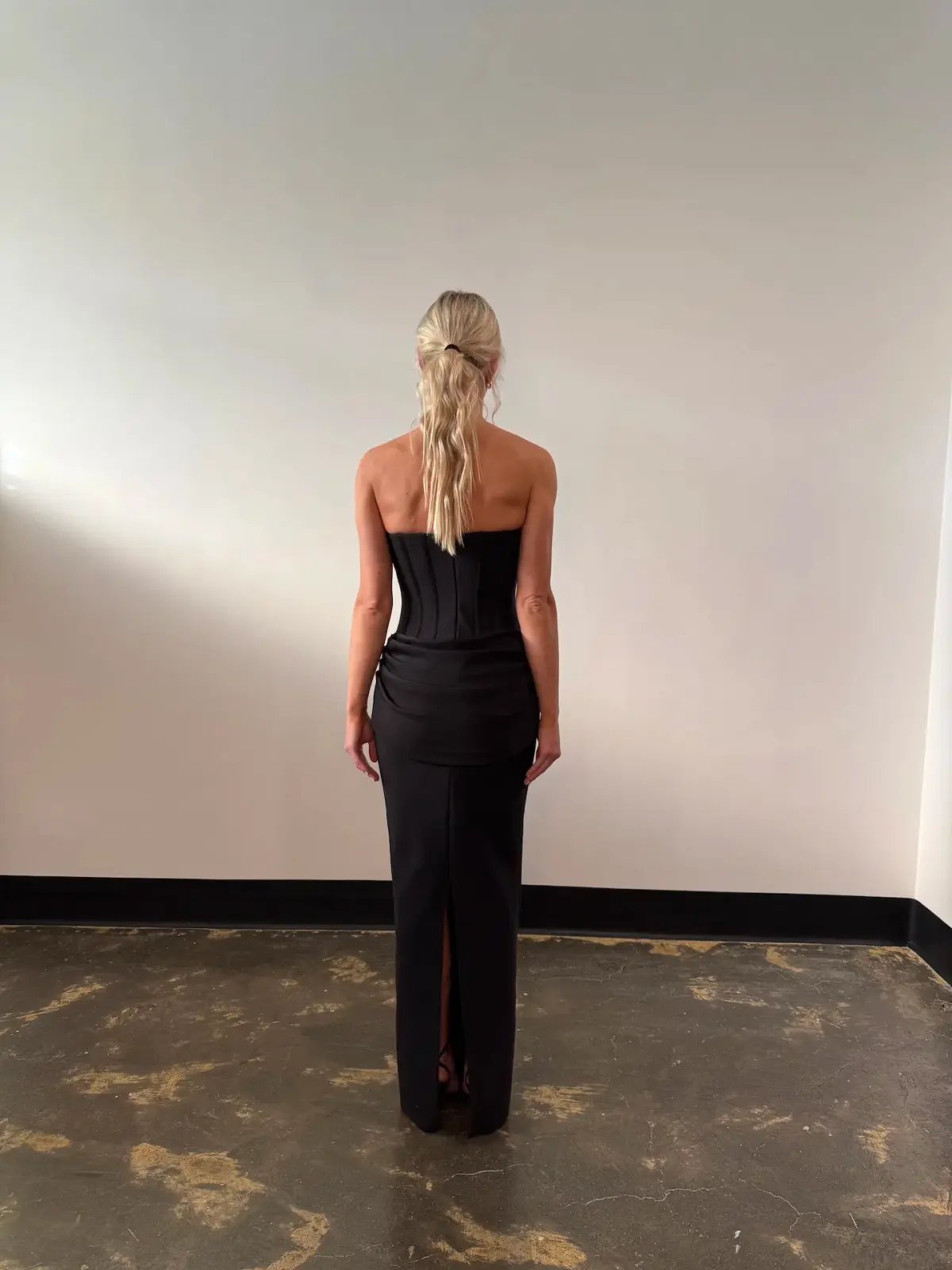ELIYA THE LABEL HILDA GOWN / BLACK / SIZE 10 photo 4