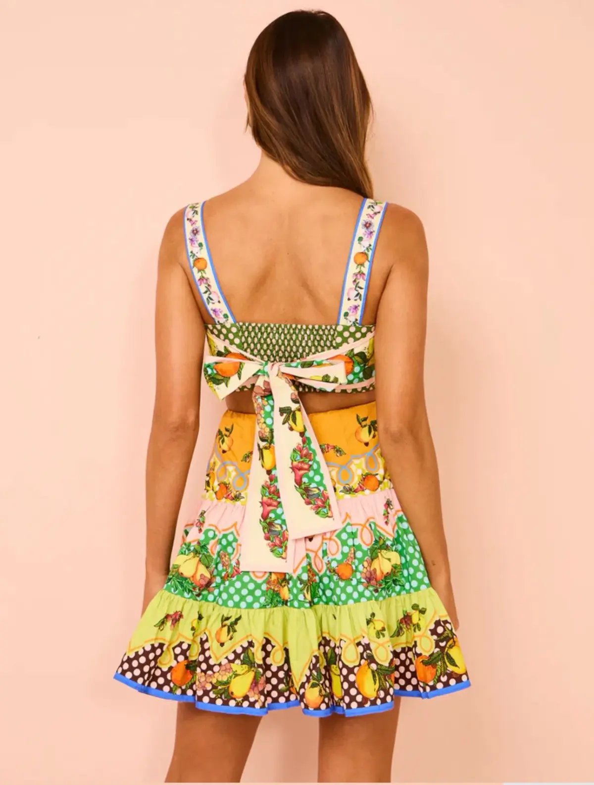 Alemais Lemonis Cut Out Mini Dress Multi Size 10 photo 5
