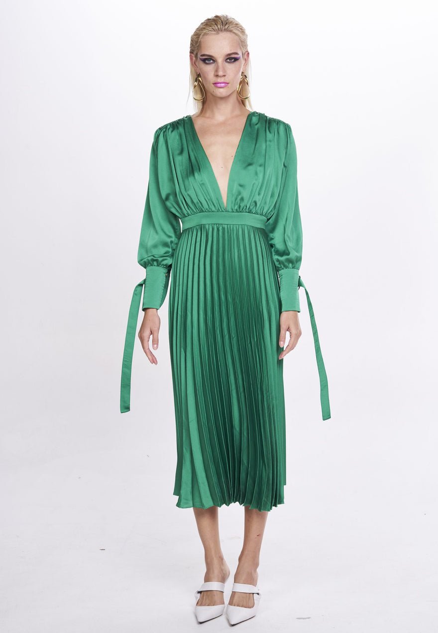 Nicola Finetti Eliana Dress - Emerald photo 3