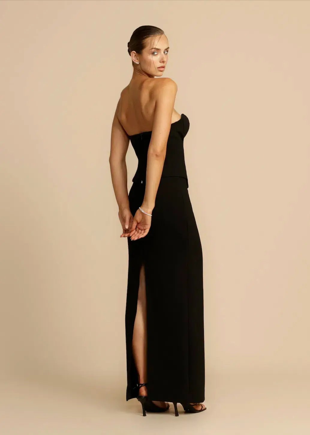 Arcina Ori Frida Bustier and Sloan Skirt Set Black Size S / AU 8 photo 7