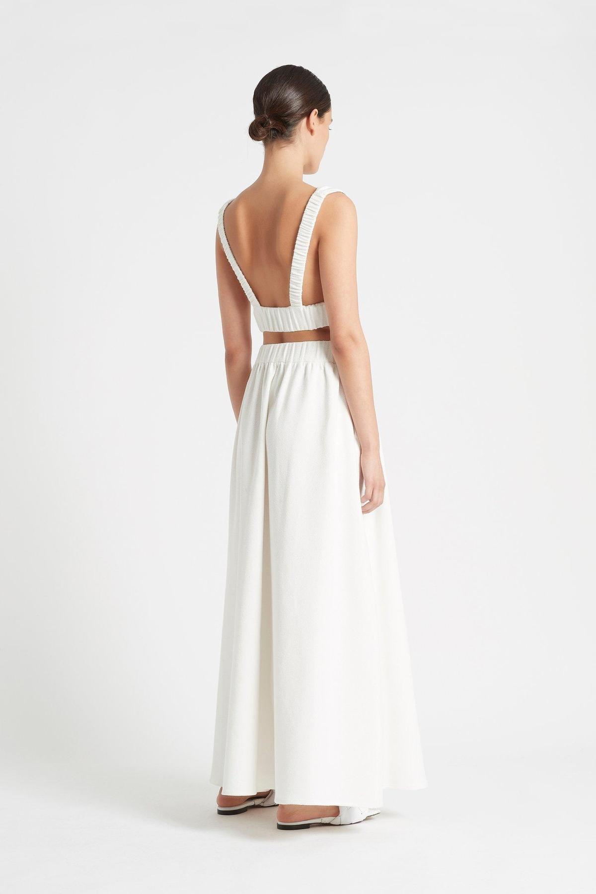 Sir The Label Yves Maxi Skirt in Ivory Size 1 / AU 8 photo 2