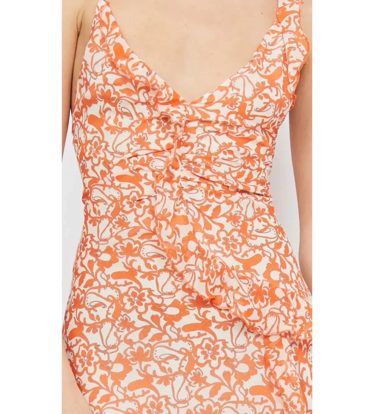 Bec & Bridge Firefly Frill Maxi Dress Fiesta Floral Size AU 8 photo 5