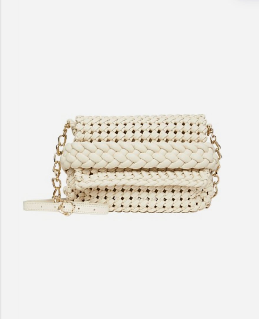 Aje Mirage Woven Clutch Bag photo 4