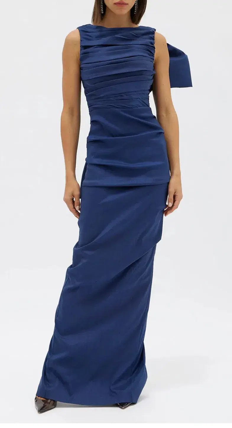 Rachel Gilbert Zora Gown in Stretch Taffeta Size 8 photo 5