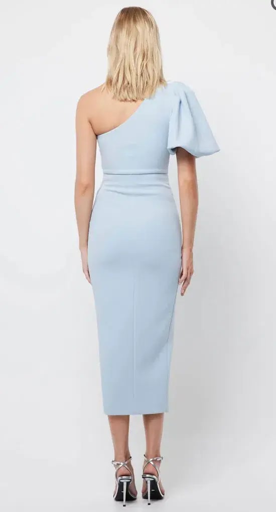 Mossman Go My Way Midi Dress Blue Size 6 photo 3