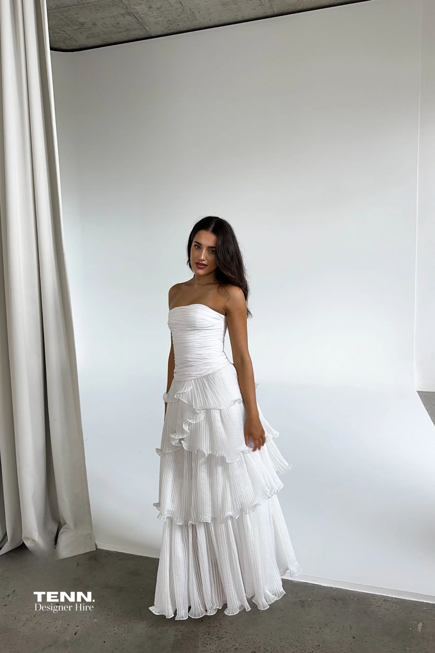 Aje Sunbeam Bustier & Cosmos Tiered Maxi Skirt photo 4