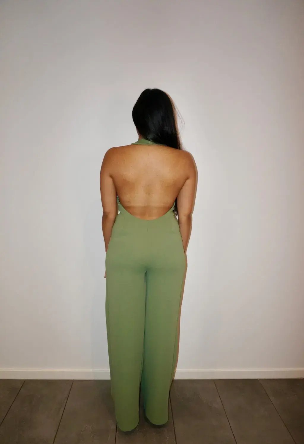 Derma Department Nikita Jumpsuit Sage Size 12 photo 3
