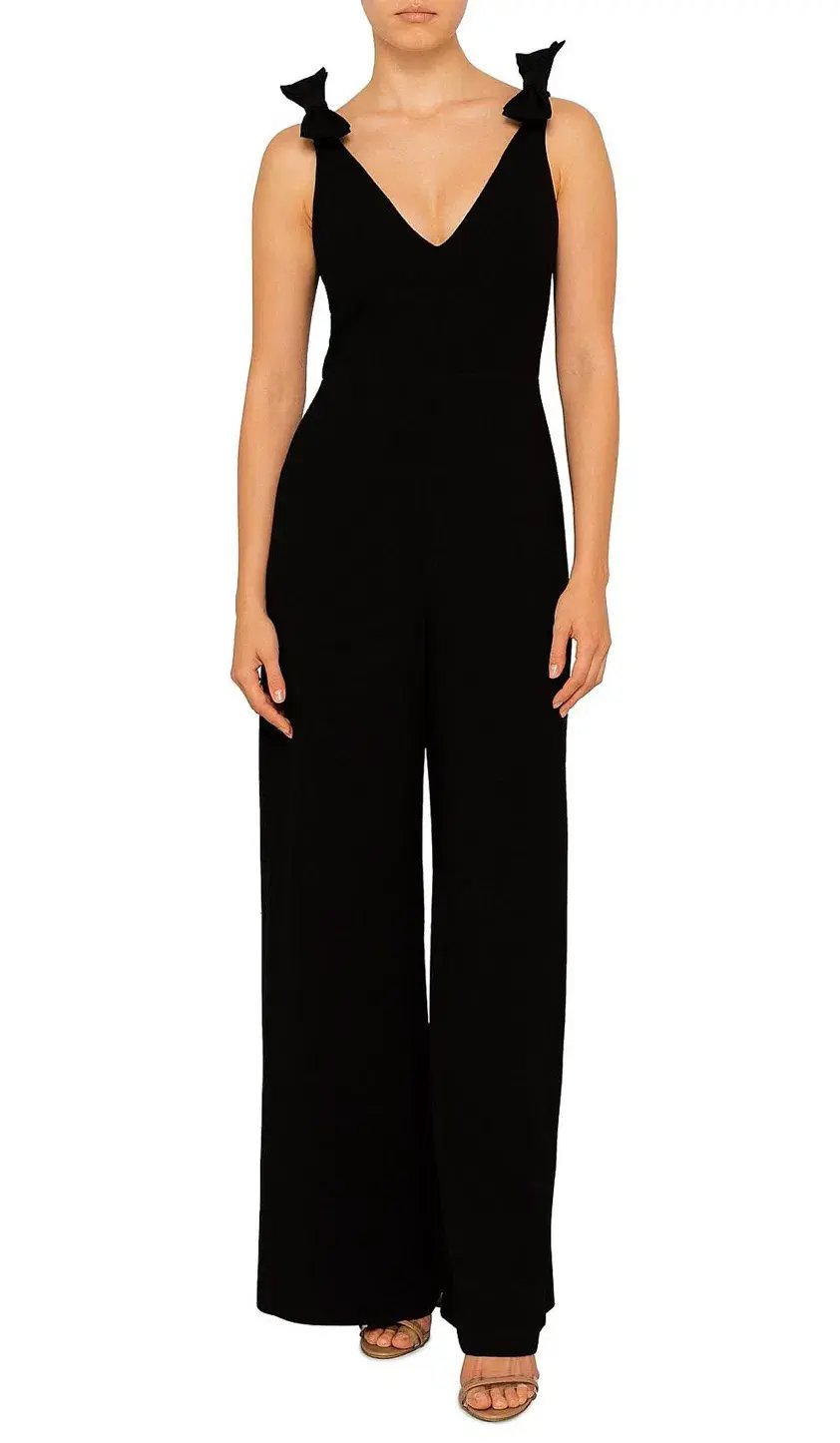 Zimmermann Wide Leg Jumpsuit Black Size 1 / AU 10 photo 2