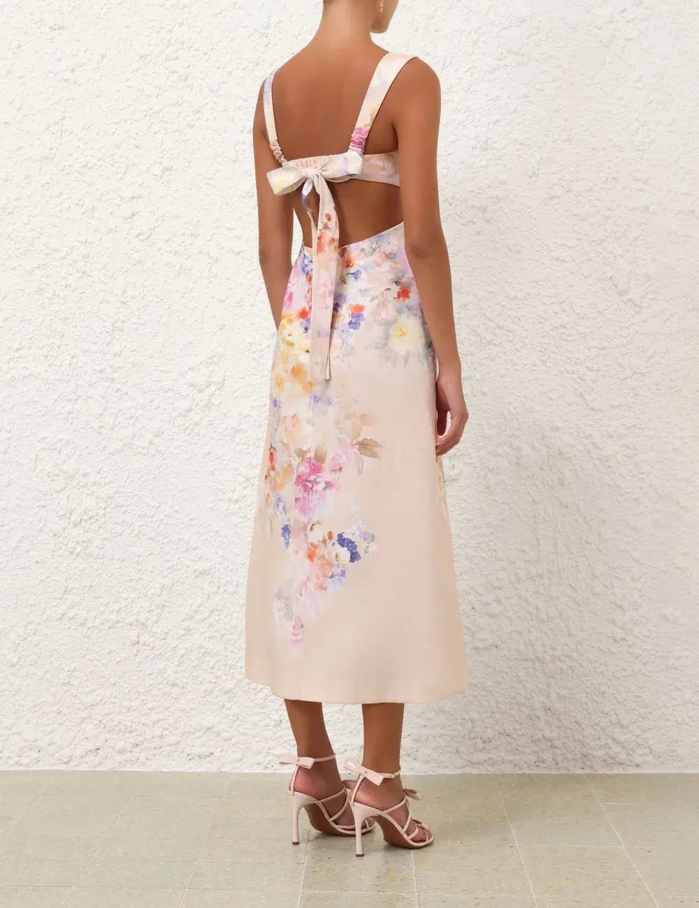 Zimmermann Crush Midi Dress Size AU 8 photo 4