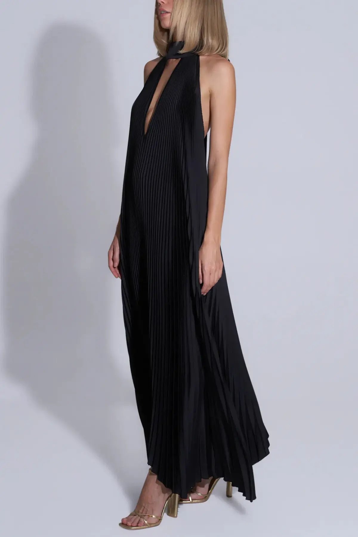 L’Idee Opera Gown Black Size 12 photo 2