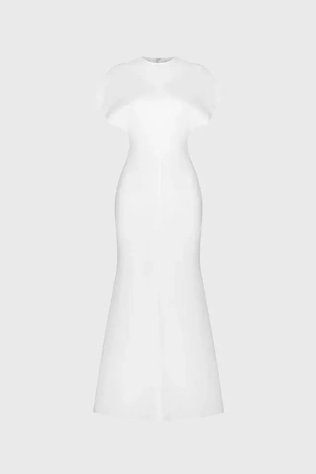 Tongera Alexandra Midi Dress White Size 10 photo 4