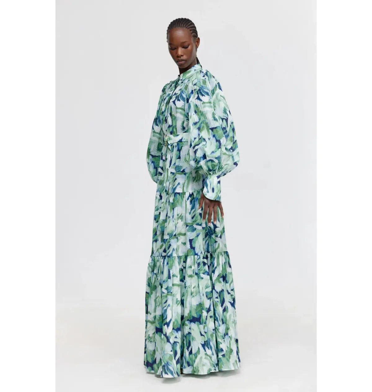 Acler Matthew Maxi Dress in Fresco Garden Size AU 16 photo 2
