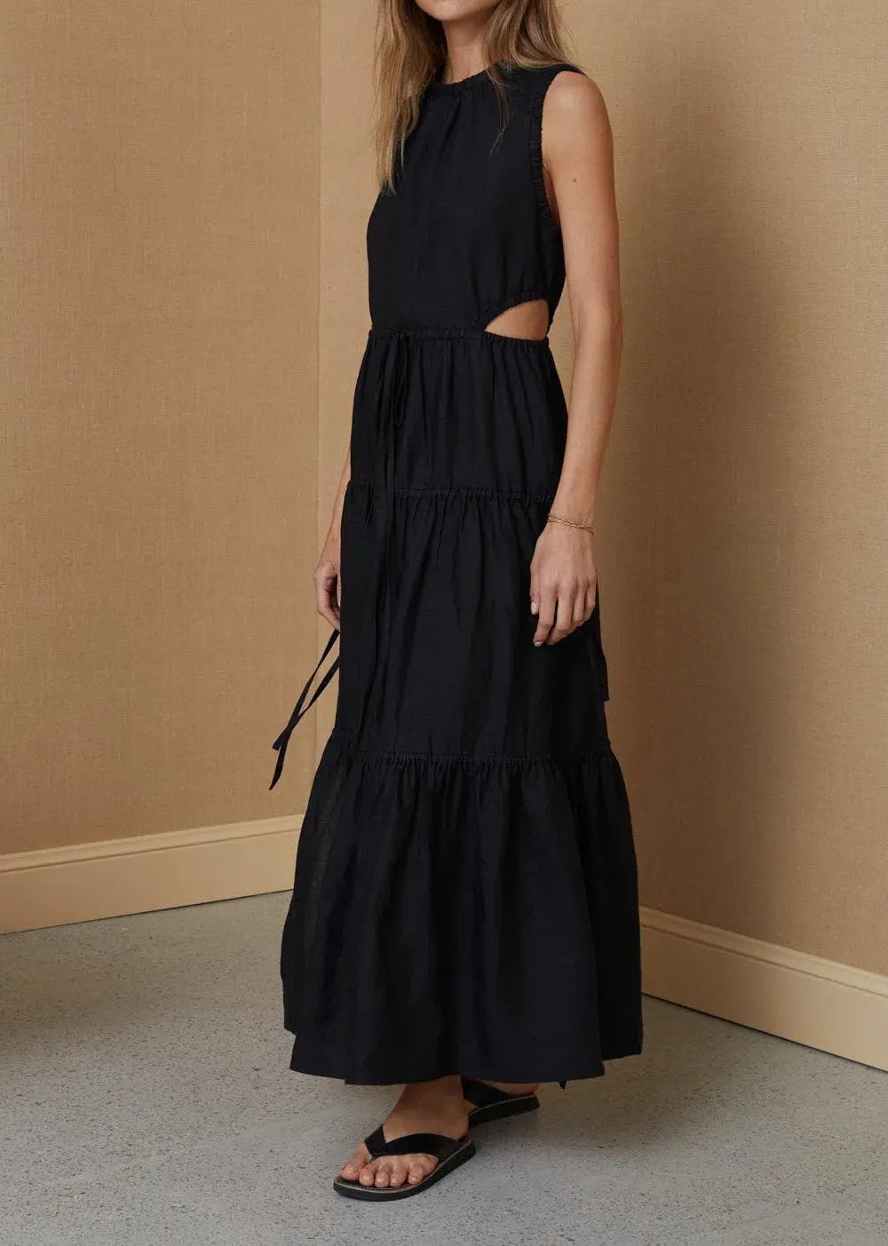 Bec & Bridge Henriette Maxi Dress Black Size 8 / S photo 2