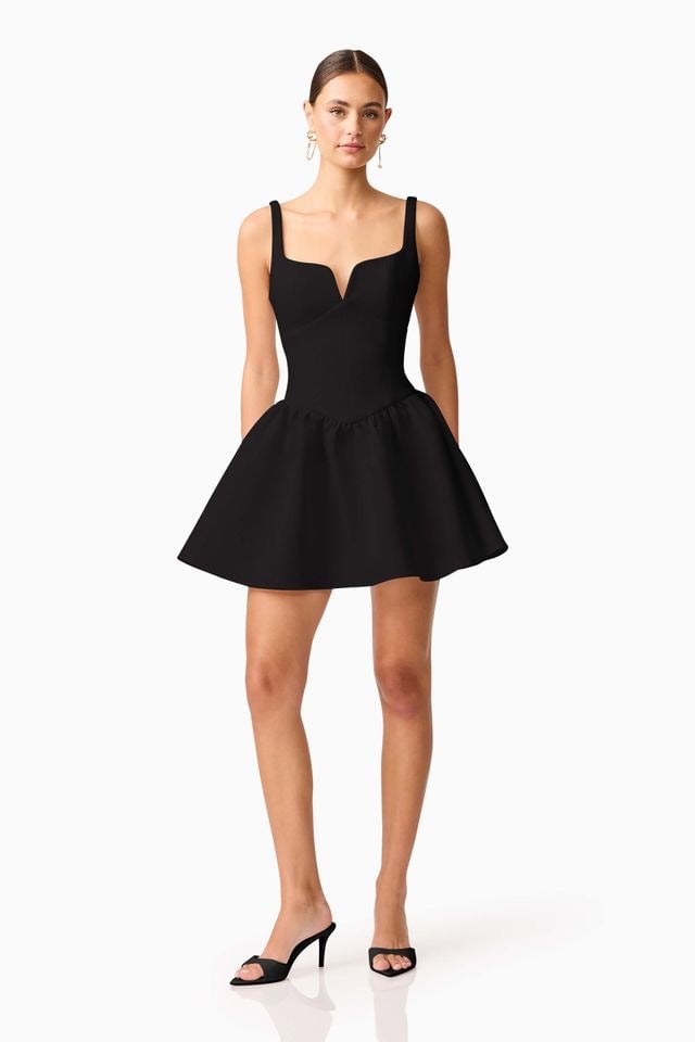 Elliatt Hester Mini Dress - Black photo 3