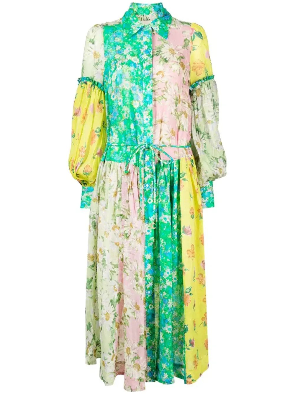 Alemais Kenzie Patchwork Shirt Dress size 12 photo 2