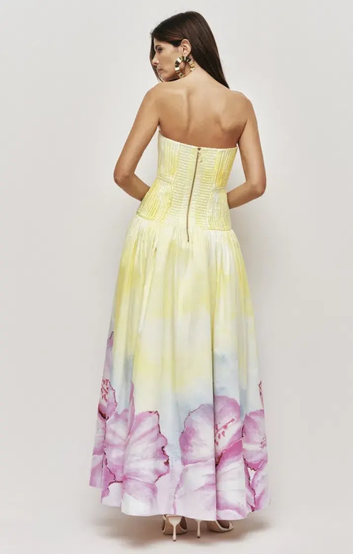AJE Vacation Gown Ombre hibiscus Size 8 photo 2