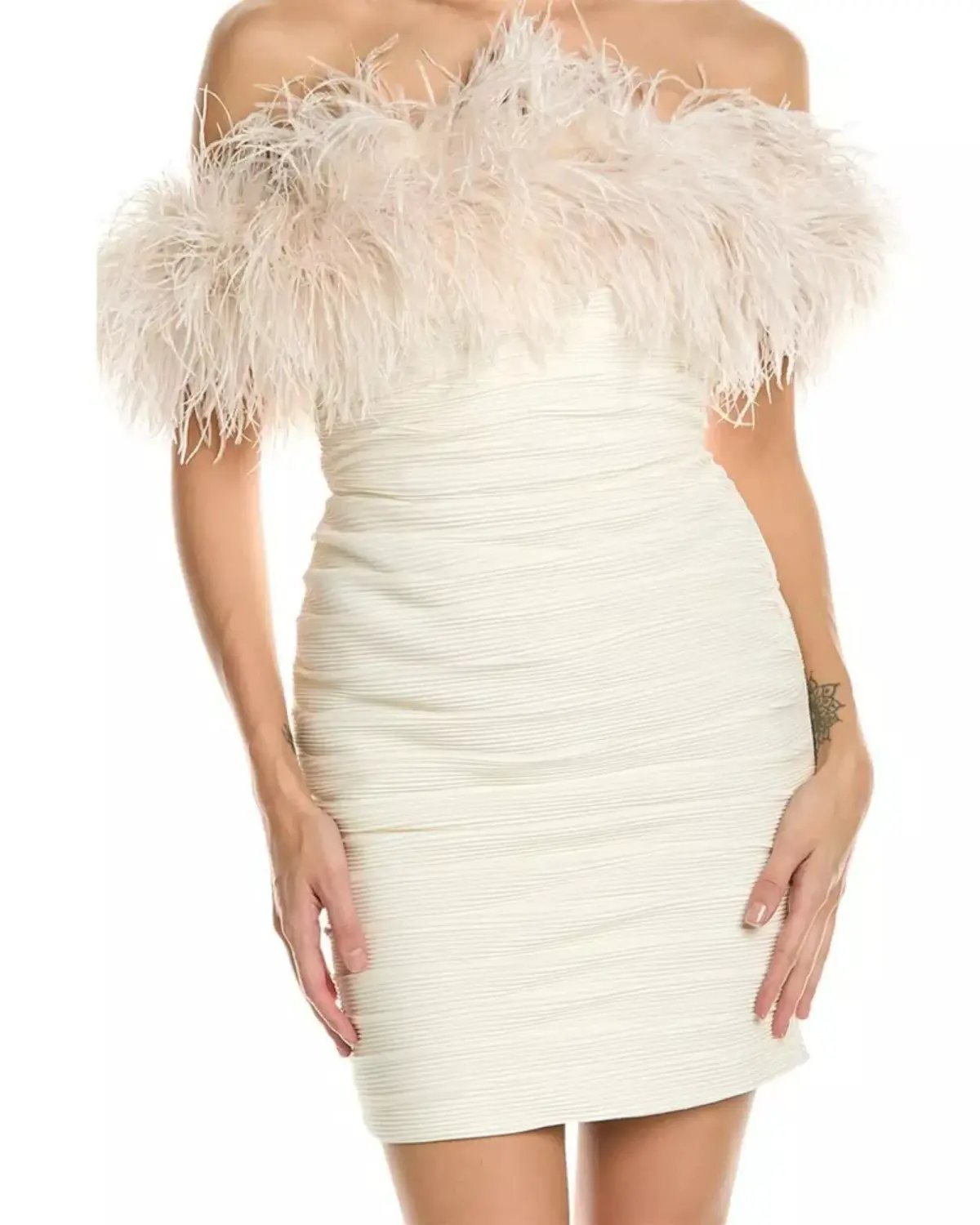 Rachel Gilbert Zion Mini White Size 4 / AU 14 photo 3