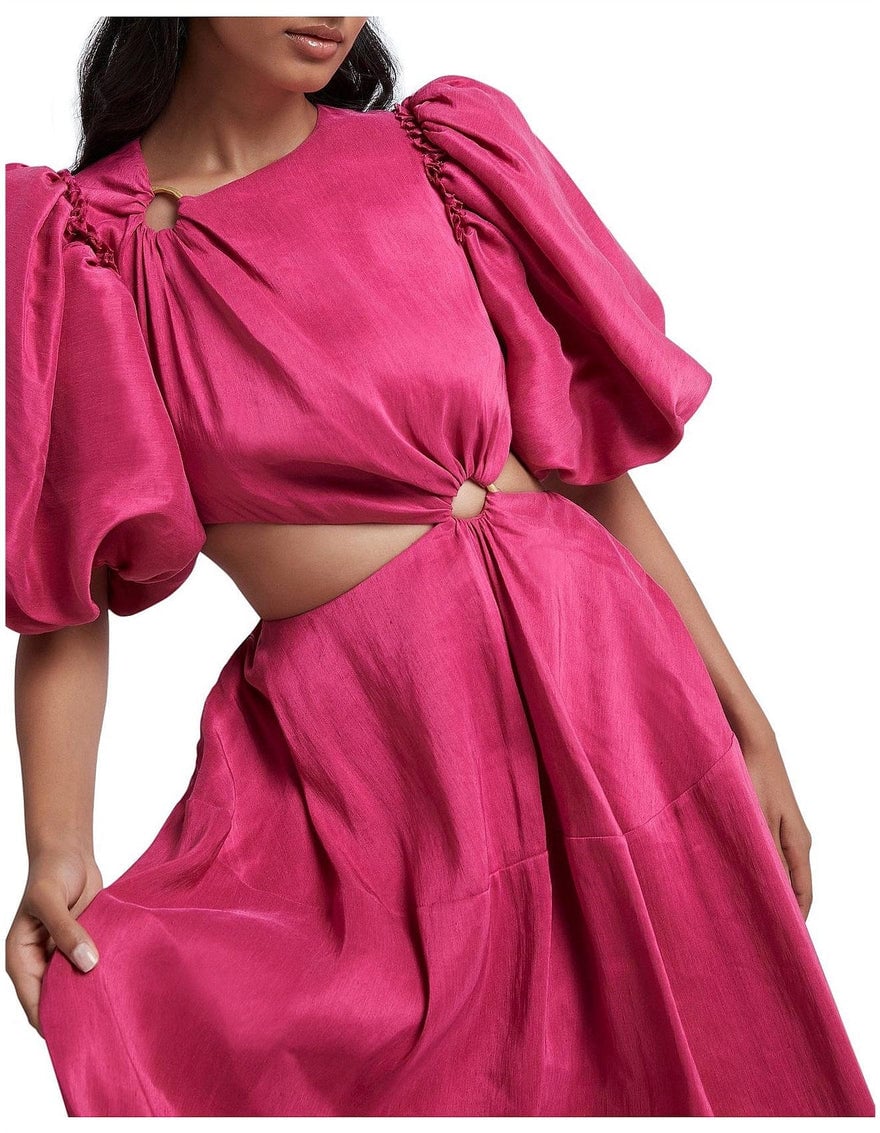 Aje Vanades Ring Cut Out Midi Dress photo 4