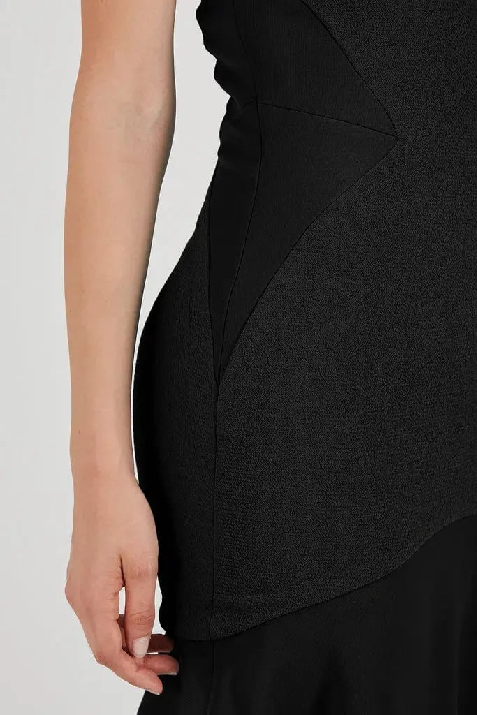 Rebecca Vallance Anise Mini Dress Black Size 8 photo 4
