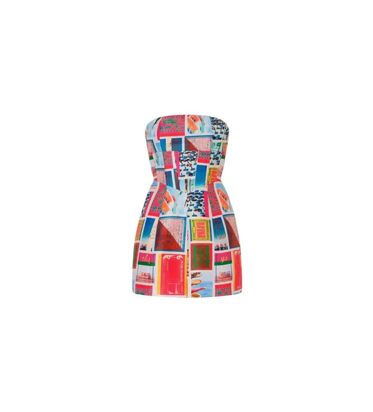 Eliya The Label Messina Mini Dress Vacanza Print Size AU 10 photo 5