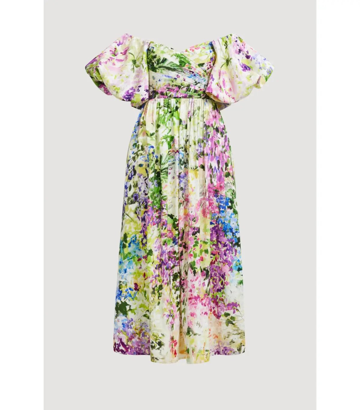 Aje Adina Floral Midi Dress Lavandula Size AU 14 photo 5