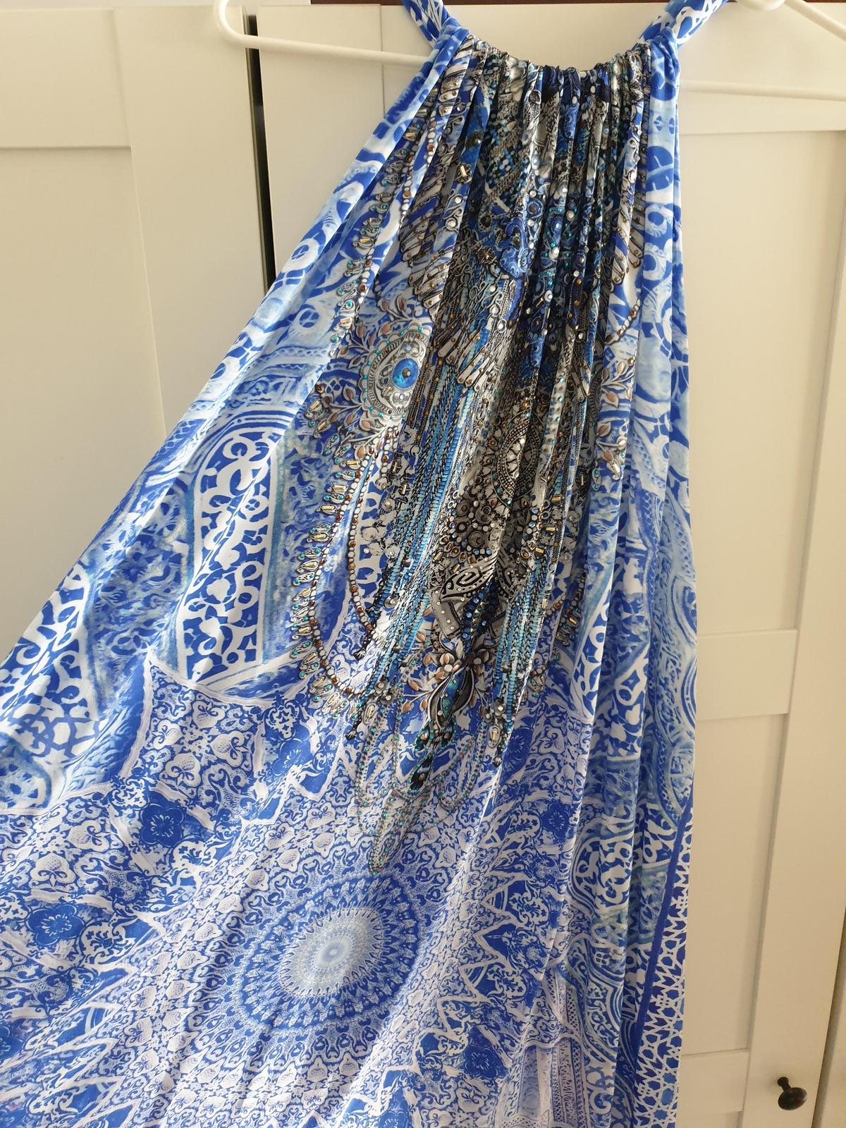 Camilla Bosphorous Drawstring Dress Blue - One Size photo 4