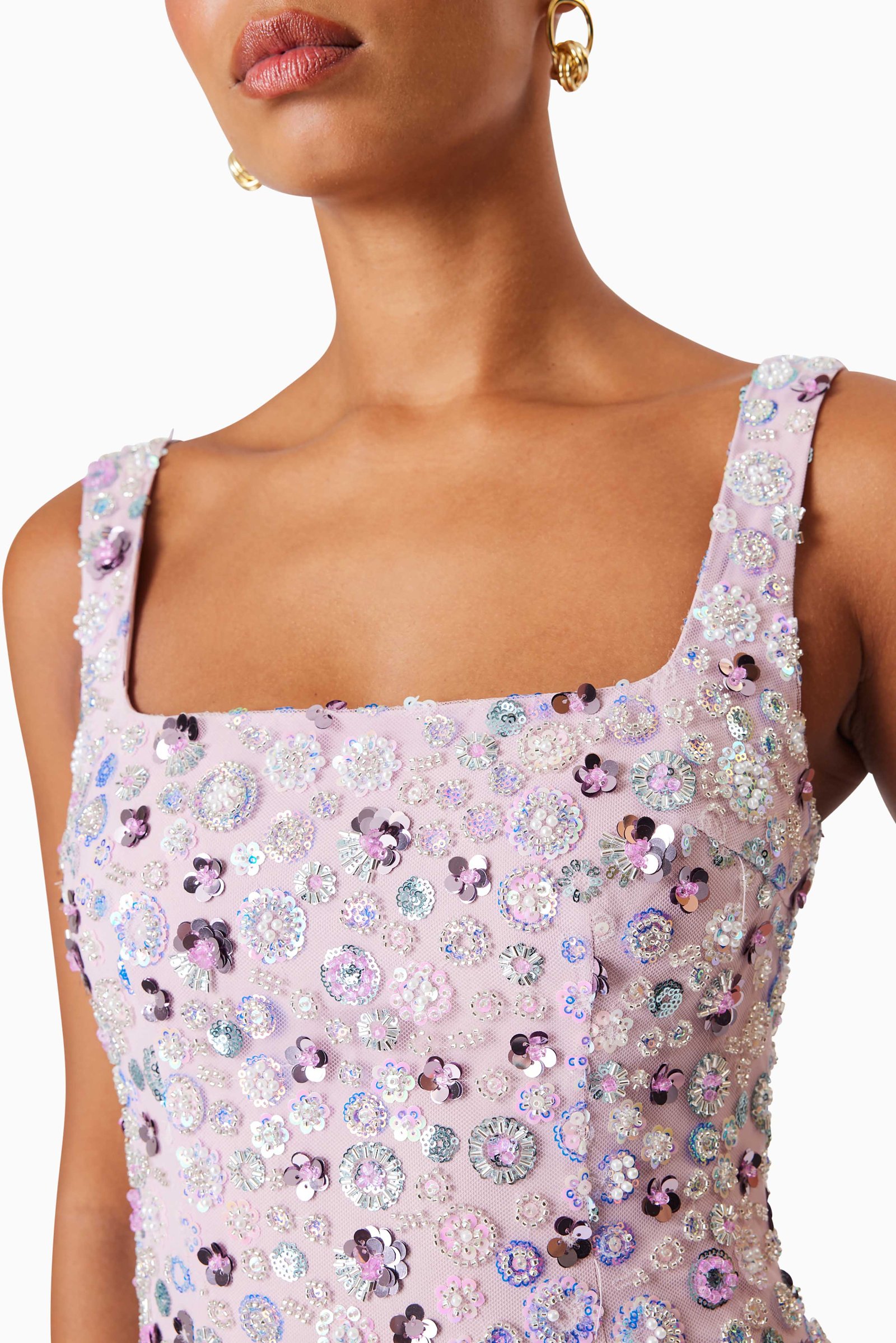 ELLIATT AURORA MIDI DRESS - MULTI photo 5