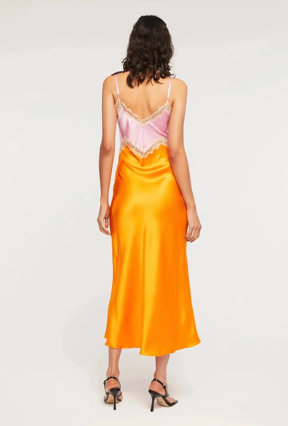 Ginia Hope Dress Pink/Orange Size 8 photo 3