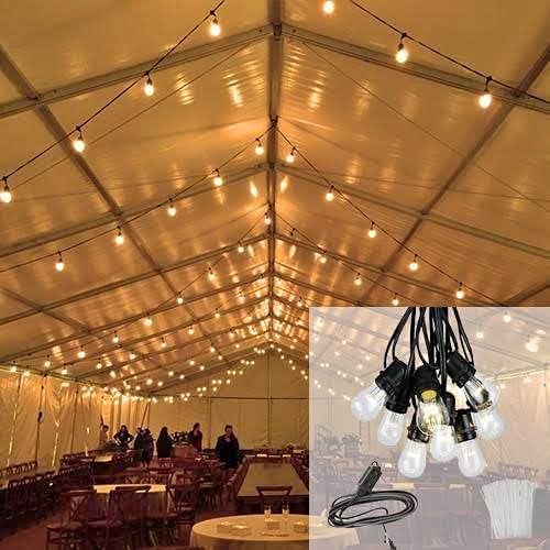 Festoon lights and marquee hire photo 11