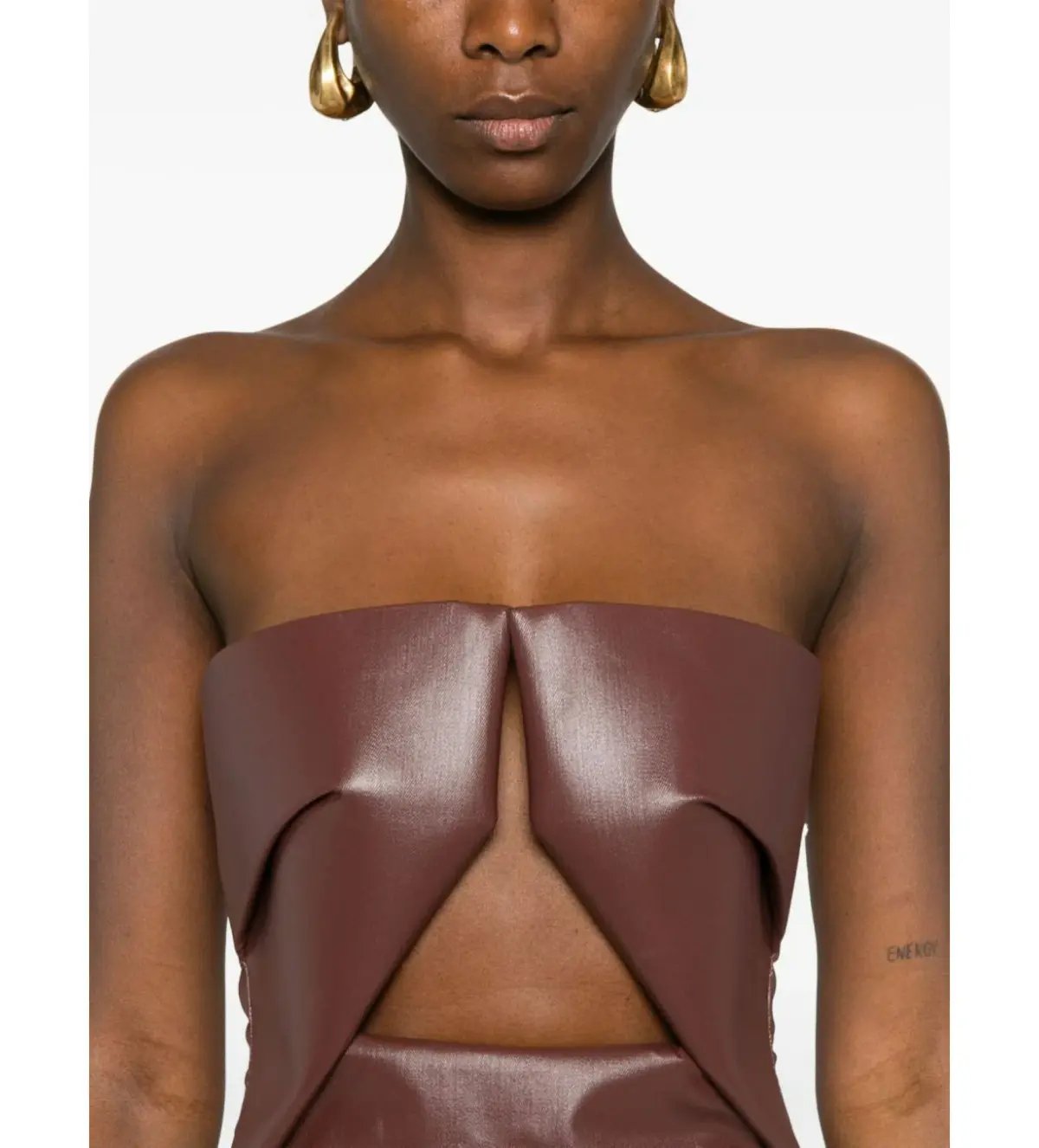 Rick Owens Prong Gown Brown Size AU 6 photo 7